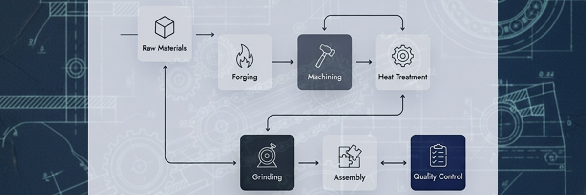 Track roller production process