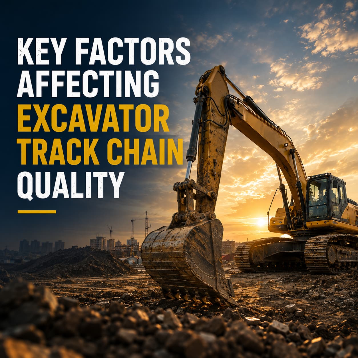Key Factors Affecting Excavator Track Chain Quality